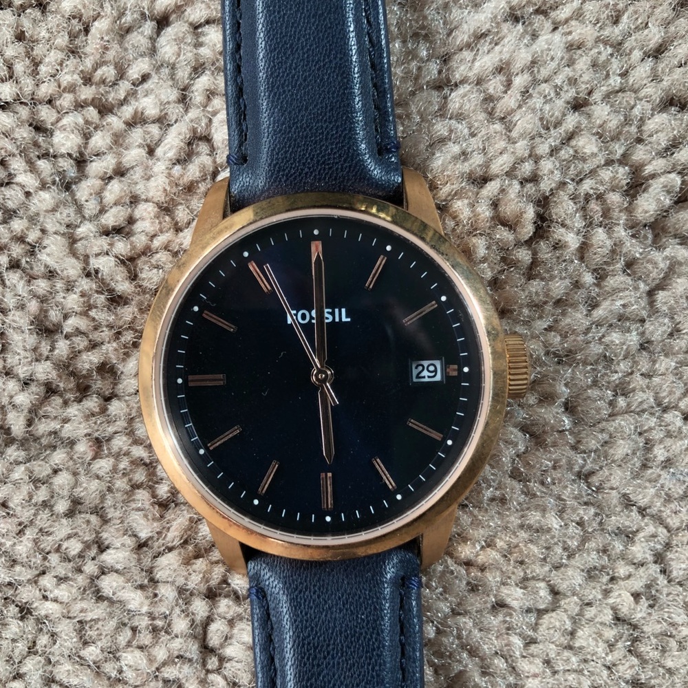 Fossil Watch | Townsman Three Hand Leather Watch